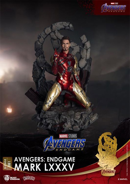 Beast Kingdom Marvel Avengers Endgame I am Iron Man PVC Diorama